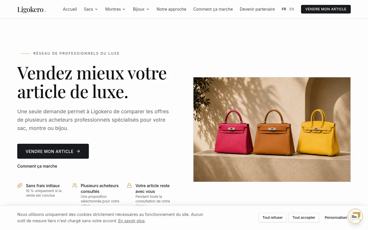 Screenshot of ligokero.com