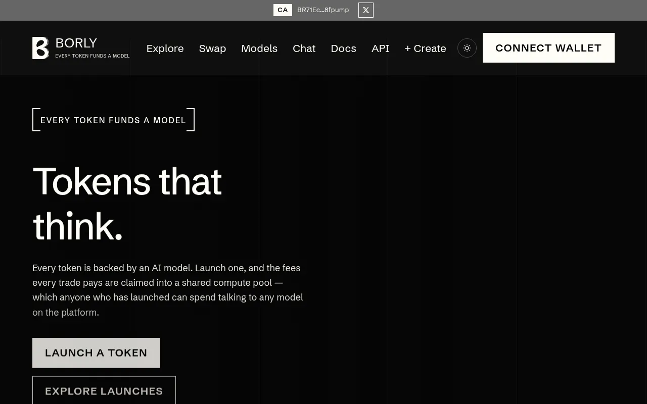 Screenshot of borly.fun