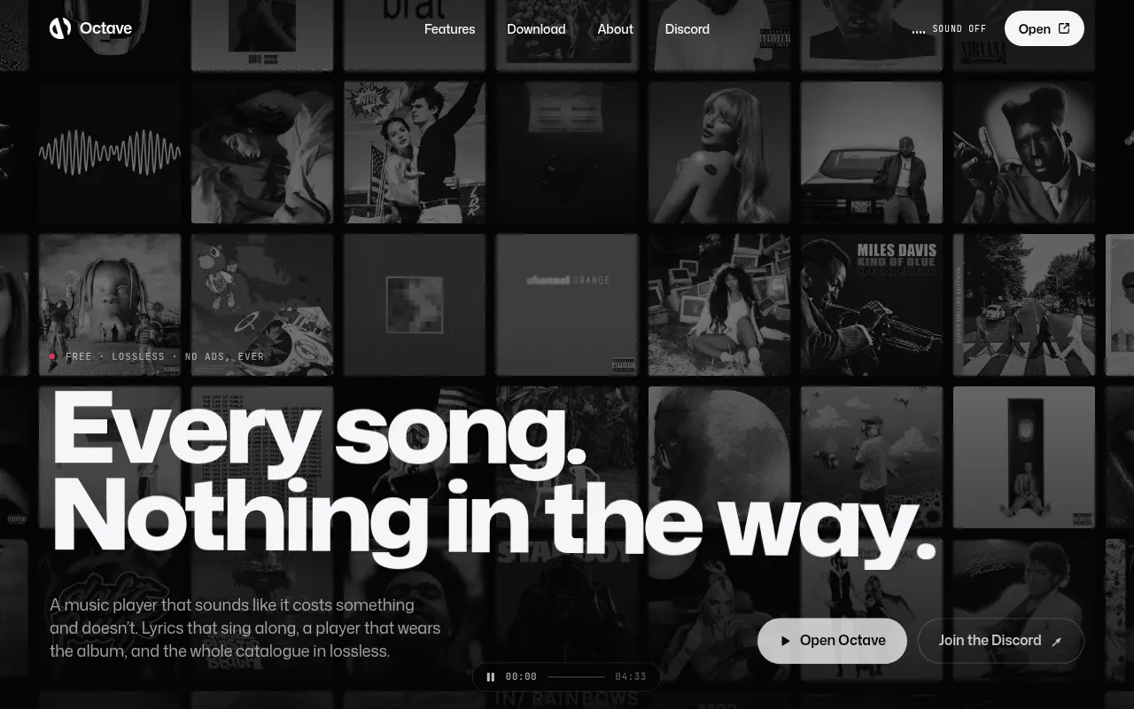 Screenshot of octavestreaming.com