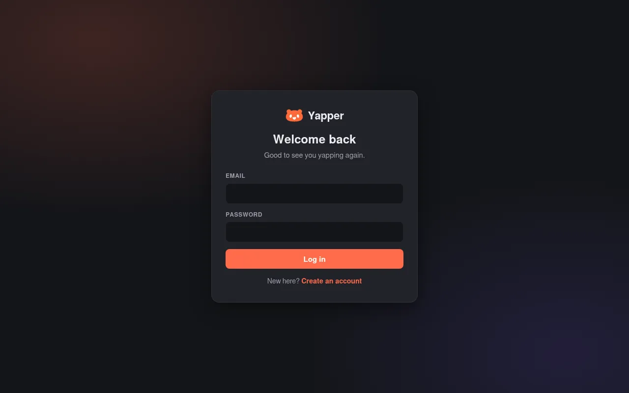 Screenshot of yapper-video.vercel.app