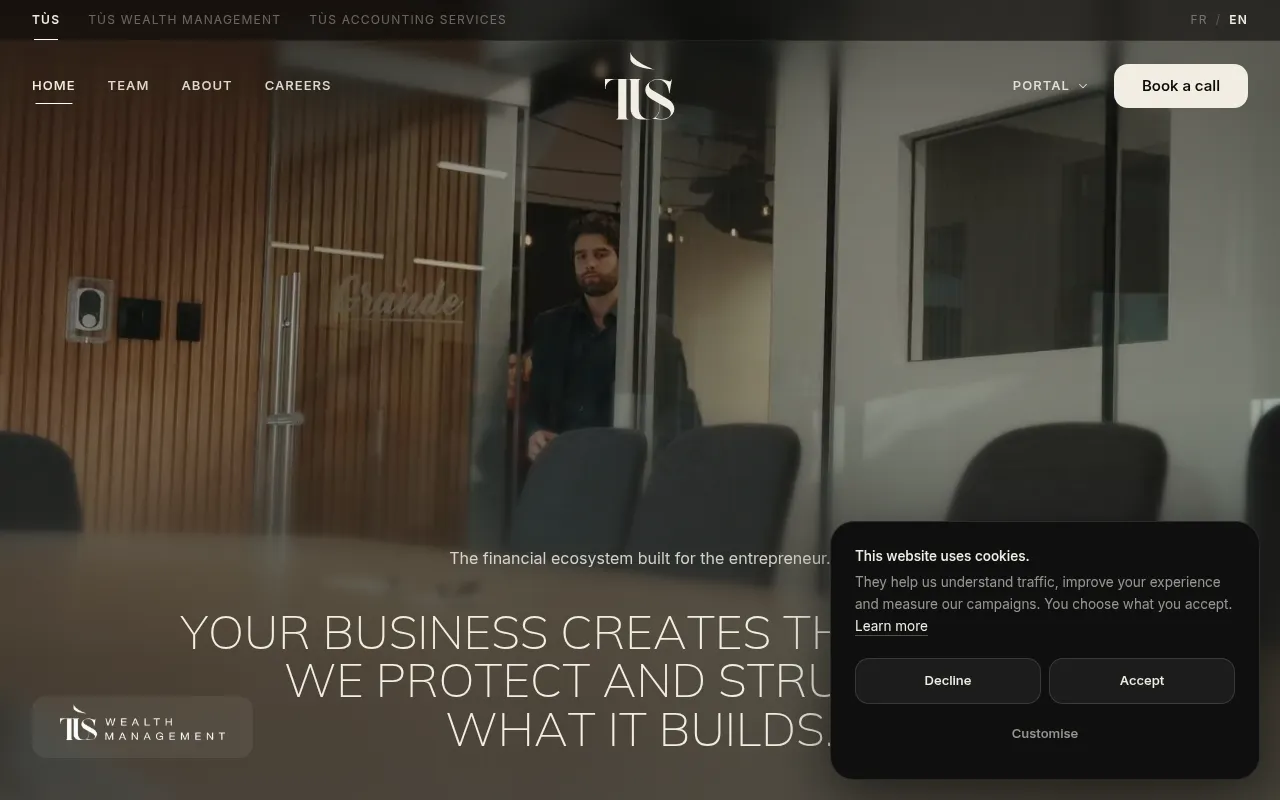 Screenshot of groupetus.com