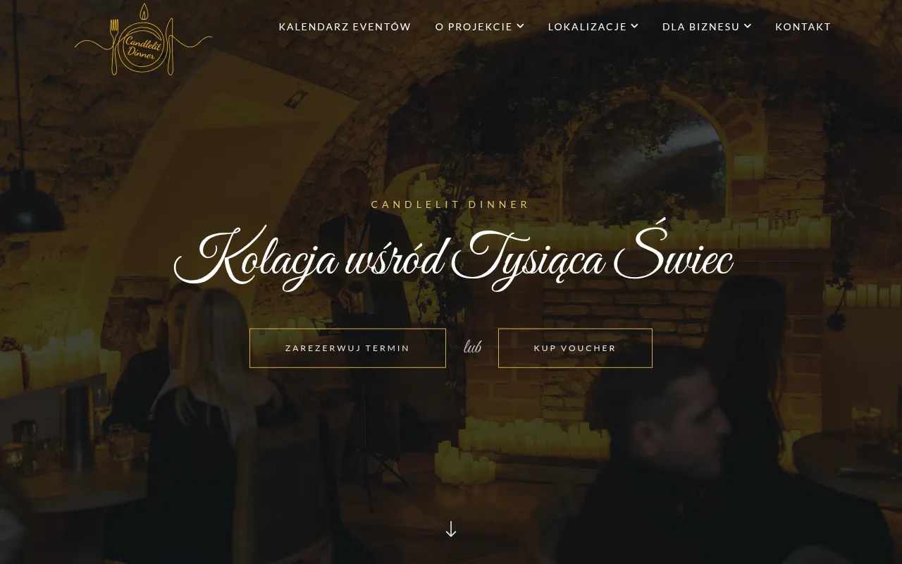 Screenshot of candlelitdinner.pl