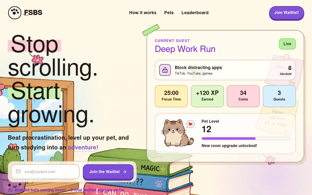Screenshot of fsbslanding.com