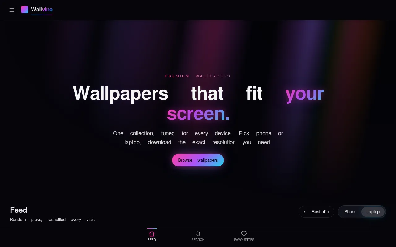 Screenshot of wallpaper-site-8cs.pages.dev