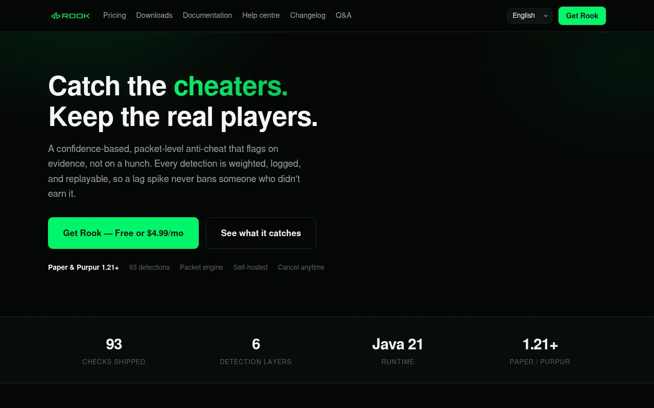 Screenshot of rookac.com