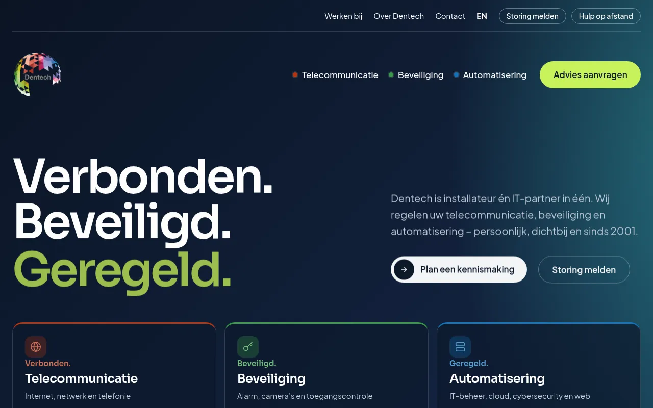 Screenshot of dev.dentech.nl