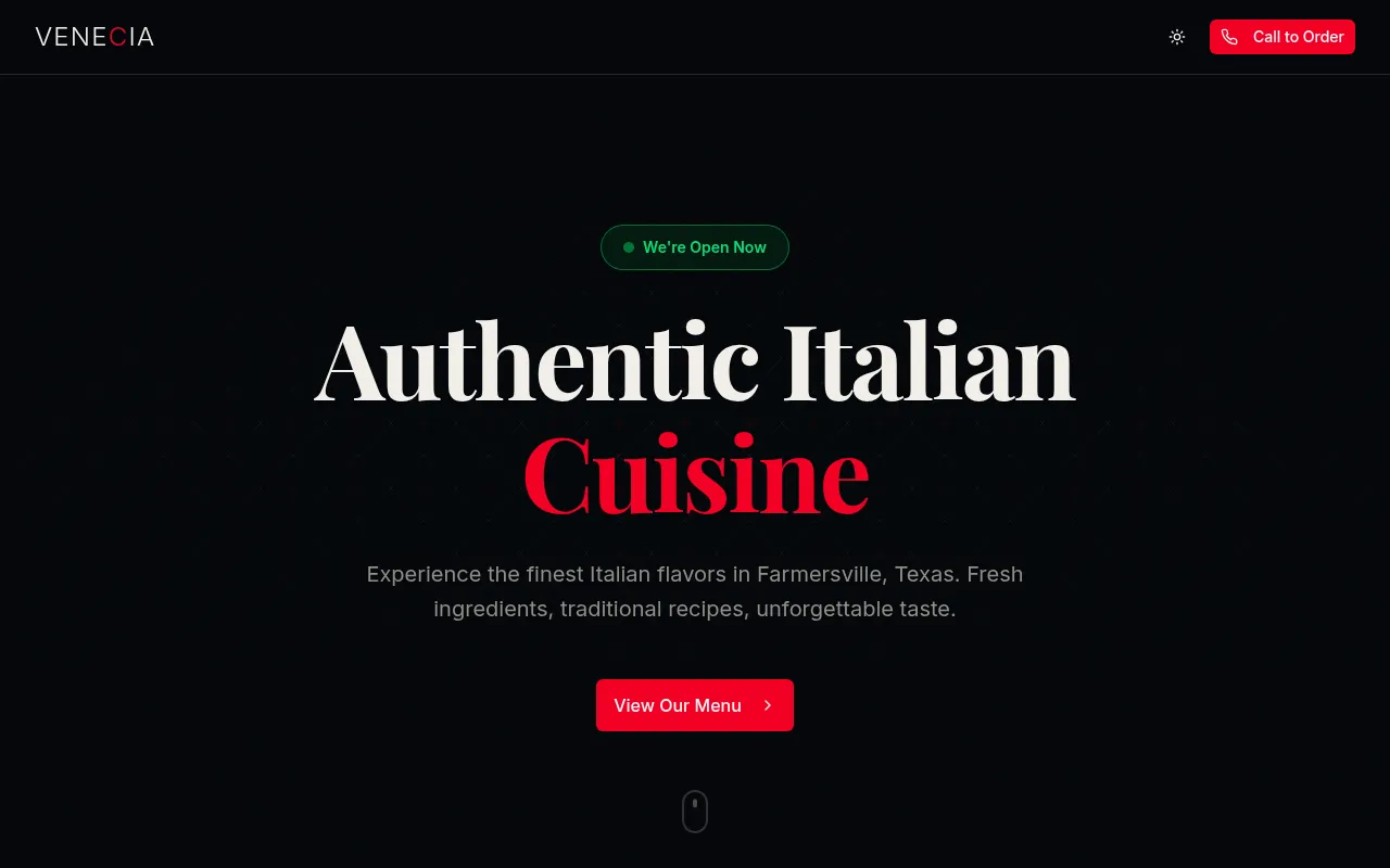 Screenshot of veneciafarmersville.com