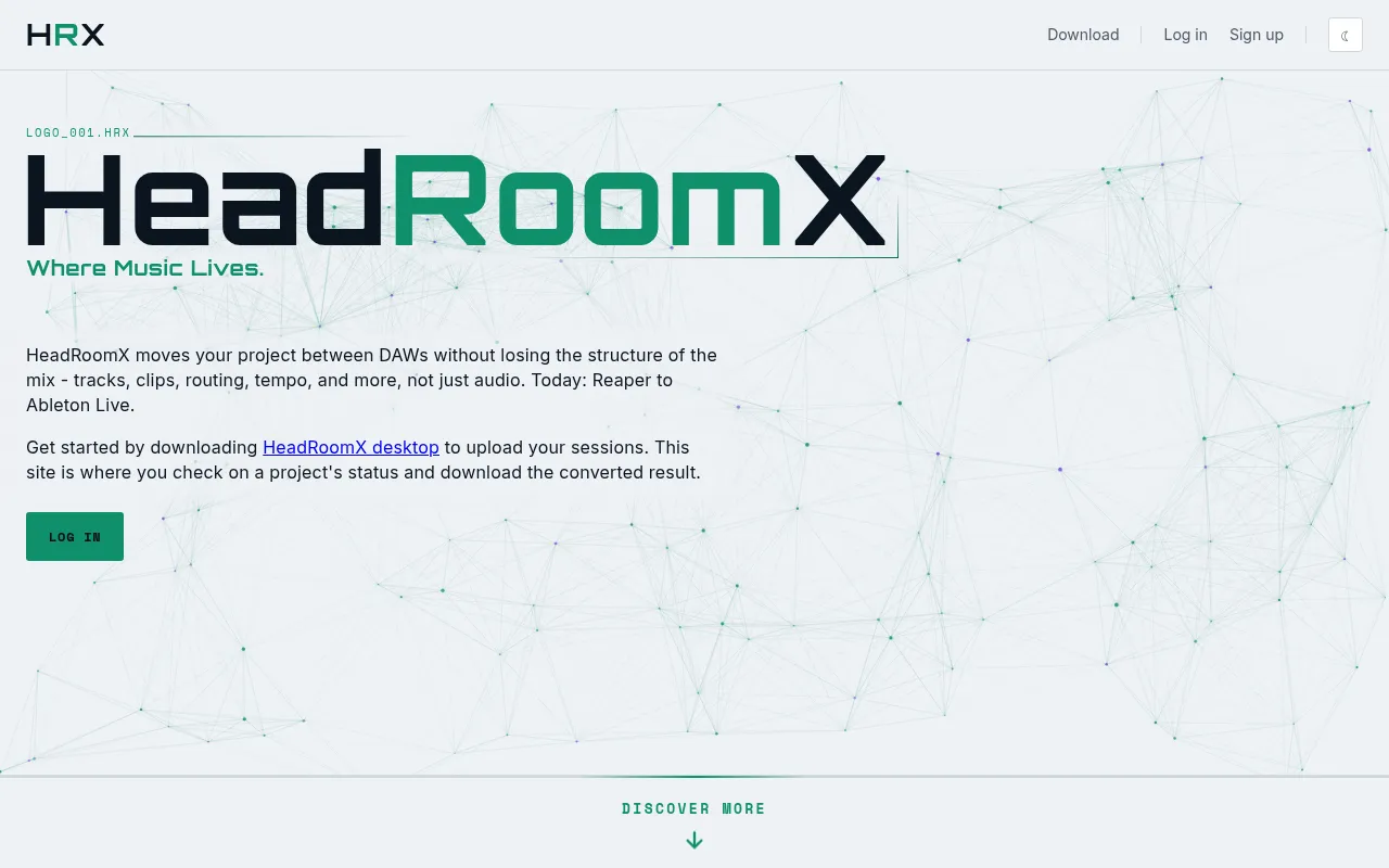 Screenshot of headroomx.com