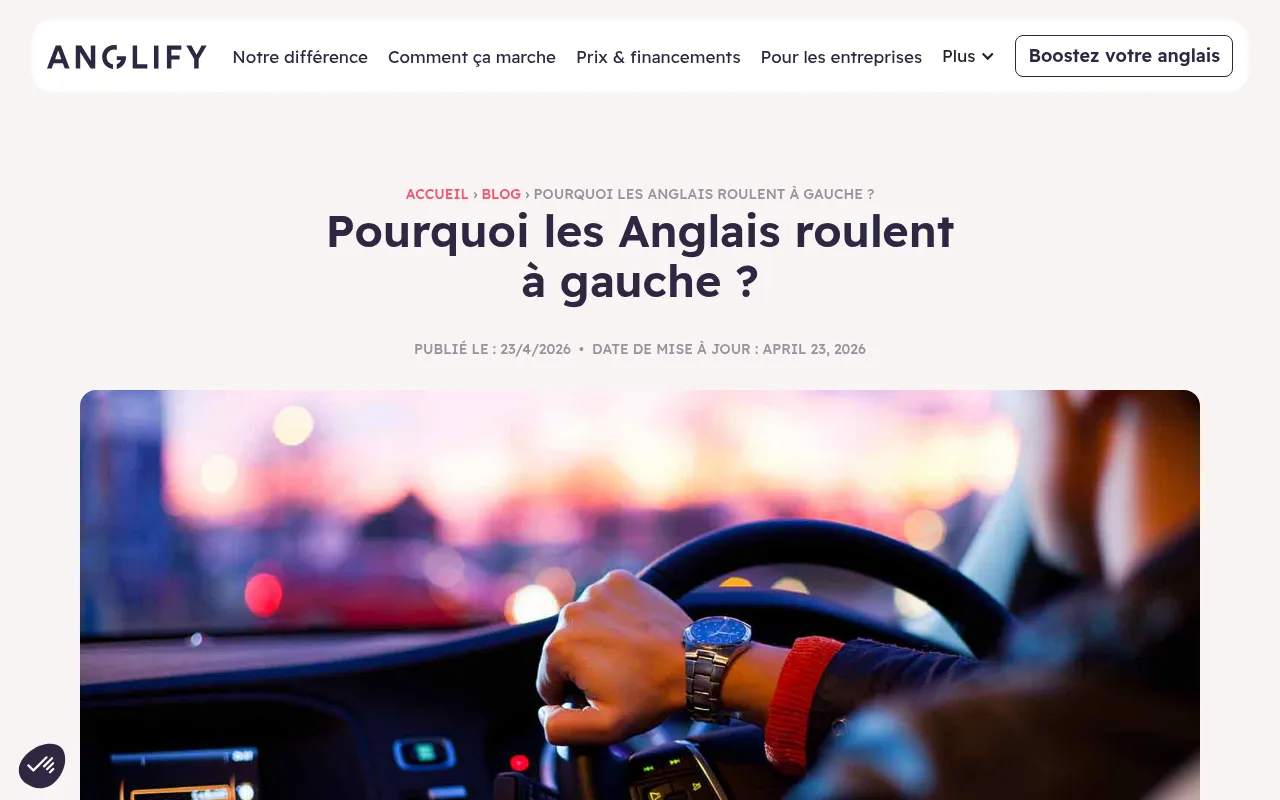 Screenshot of anglify.com