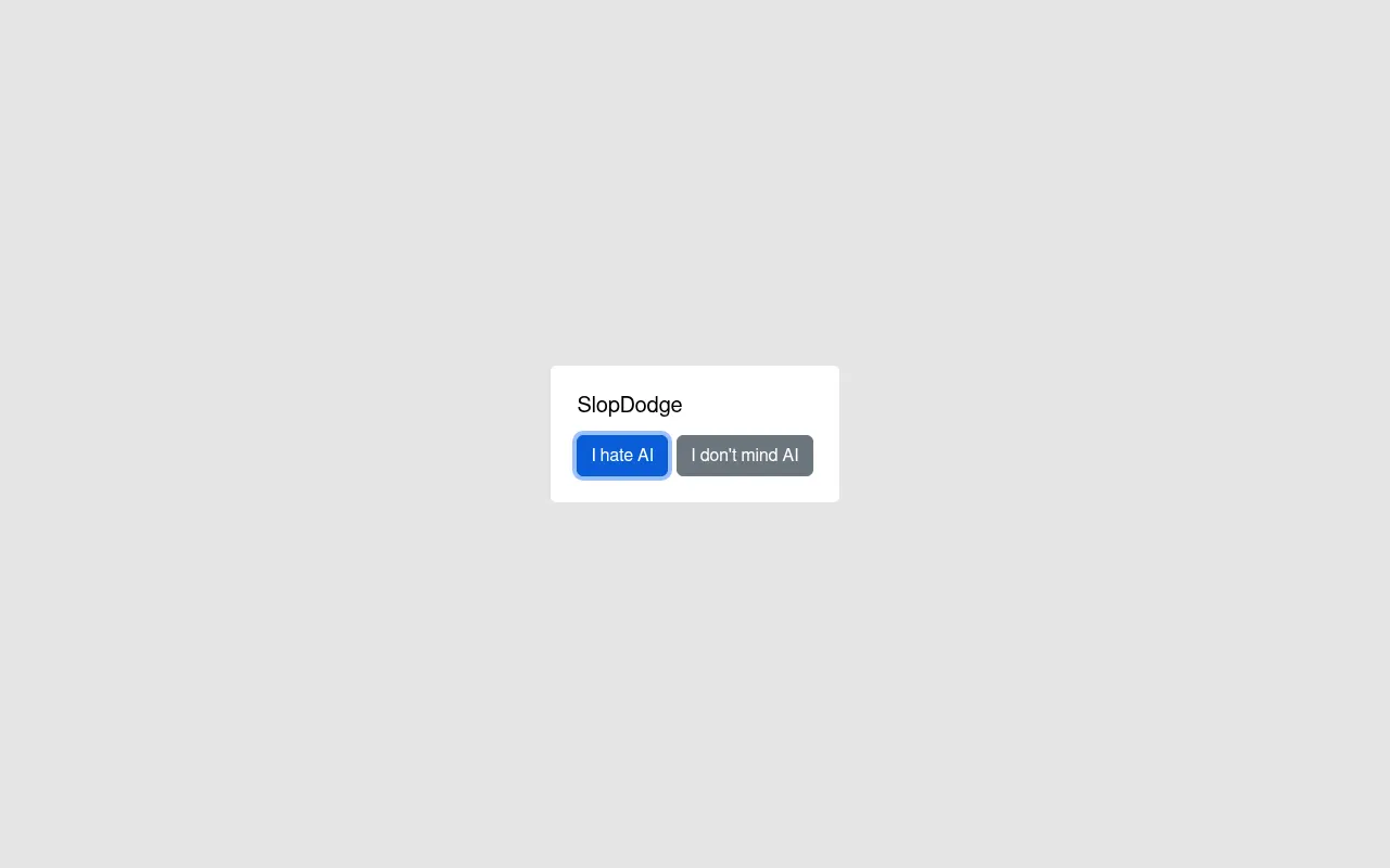 Screenshot of slopdodge.app