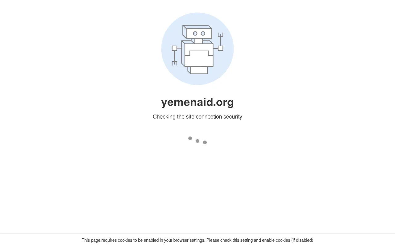 Screenshot of yemenaid.org