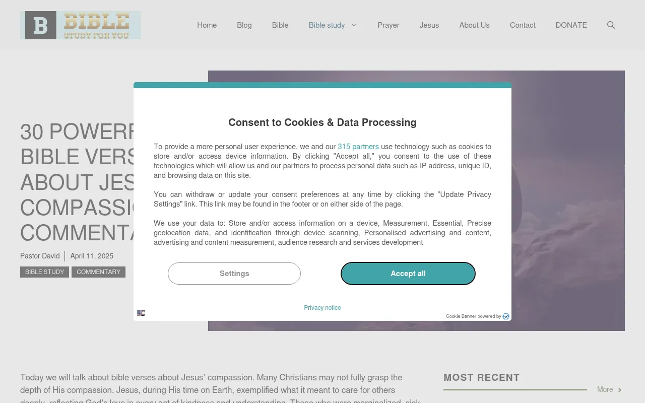 Screenshot of biblestudyforyou.com