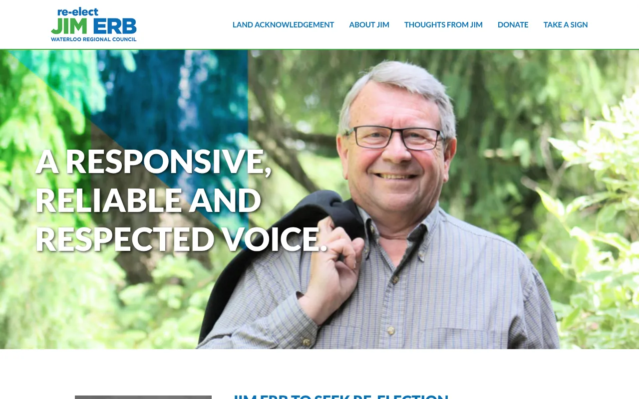 Screenshot of jimerb.ca
