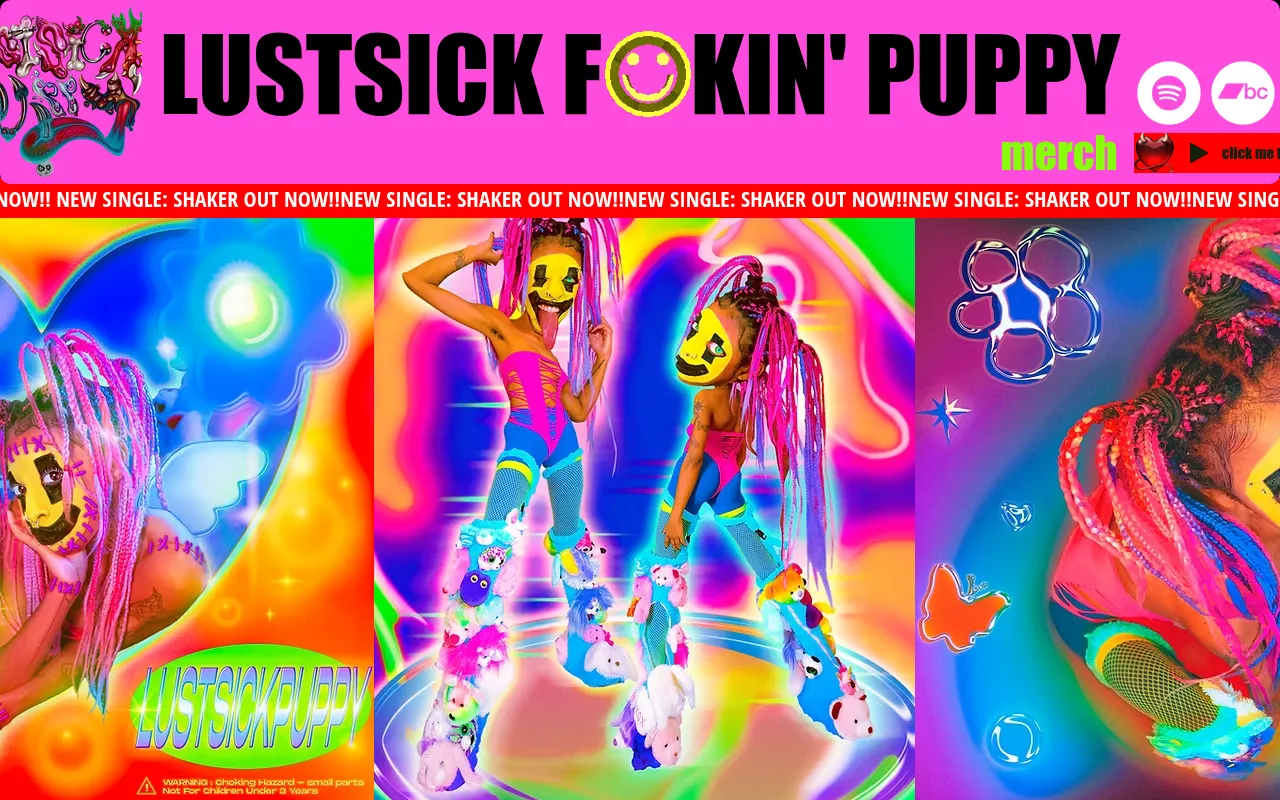 Screenshot of lustsickpuppy.com