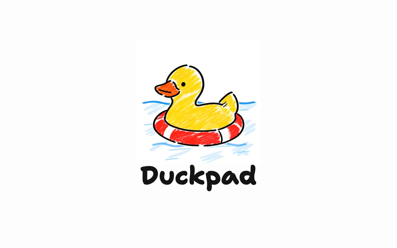 Screenshot of duckpad.tech