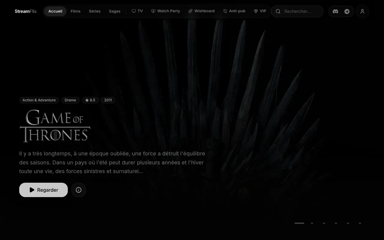 Screenshot of streamflix.mom