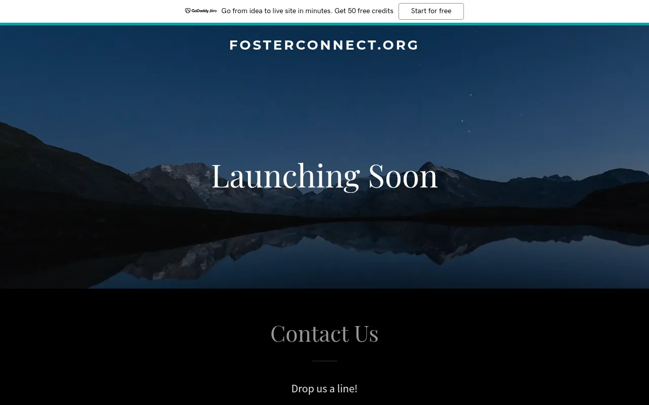 Screenshot of fosterconnect.org