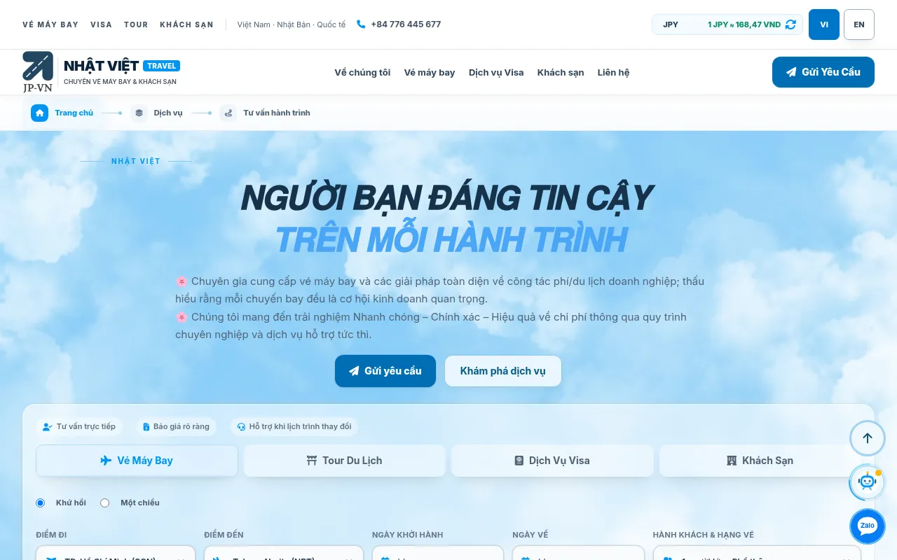 Screenshot of jv-travel.com