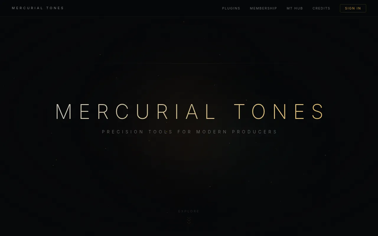 Screenshot of shop.mercurialtones.com