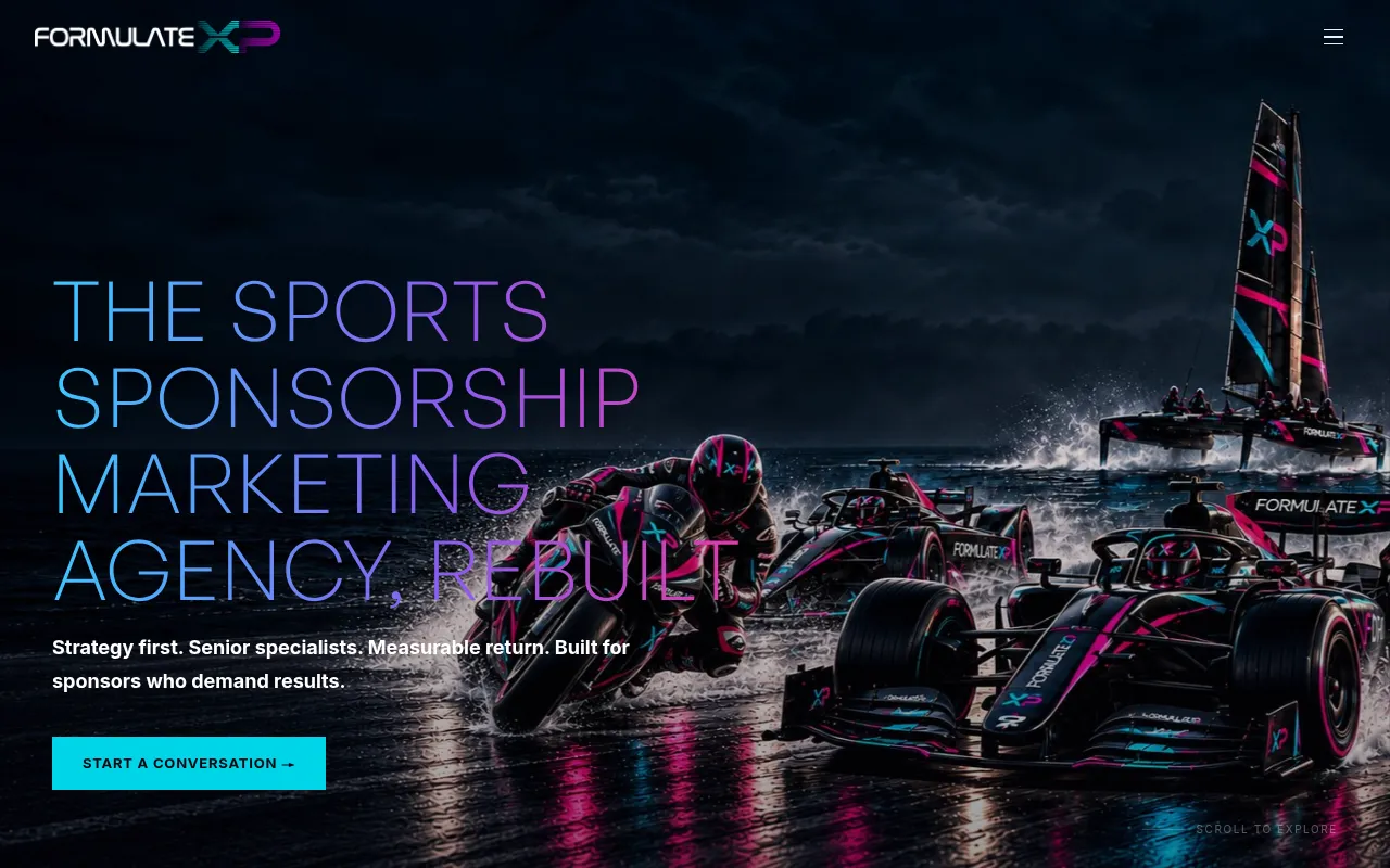 Screenshot of formulatexp.com