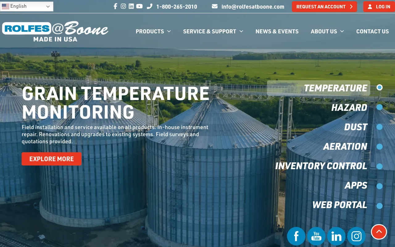 Screenshot of rolfesatboone.com