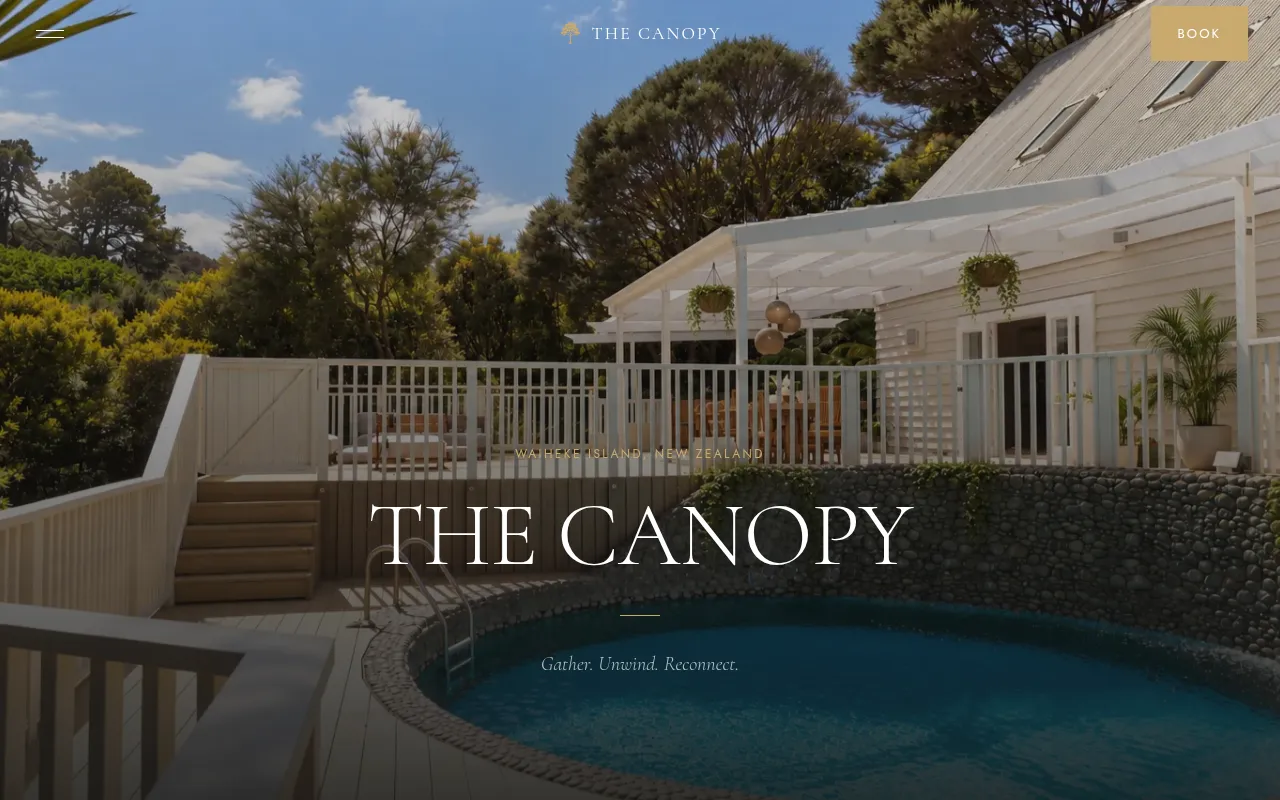 Screenshot of thecanopy.co.nz