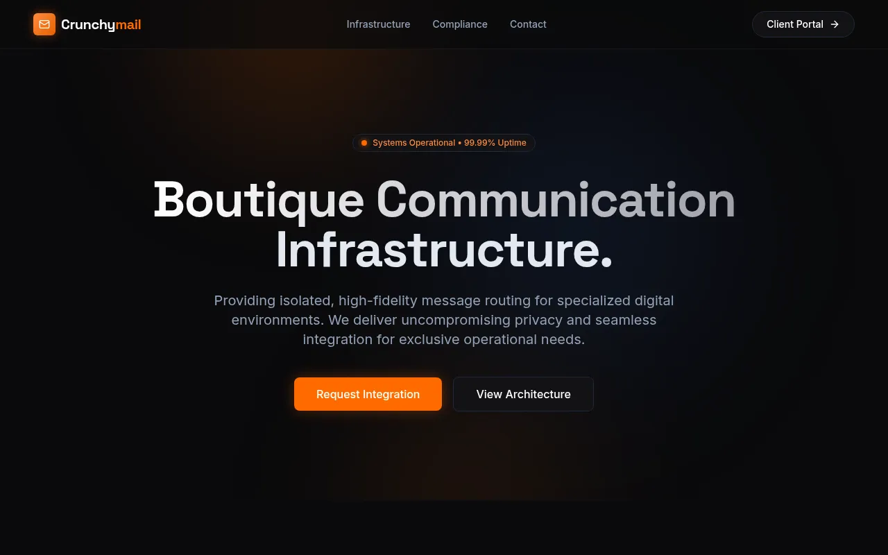 Screenshot of crunchymail.com