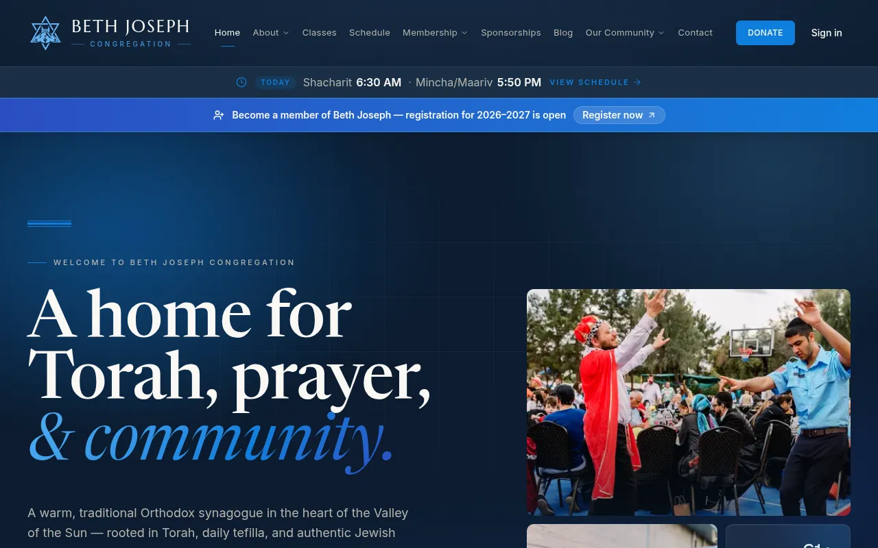 Screenshot of bjcphoenix.org