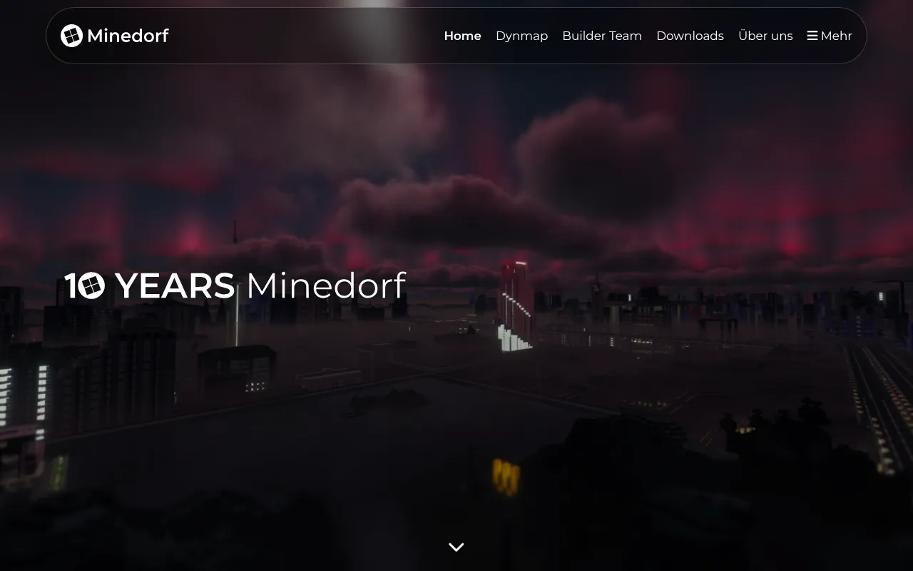 Screenshot of minedorf.com