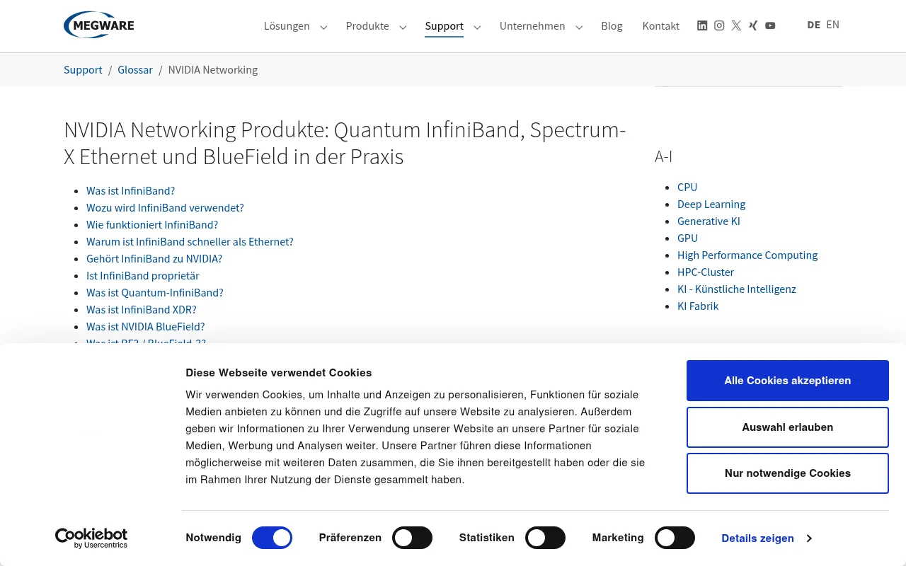 Screenshot of megware.com