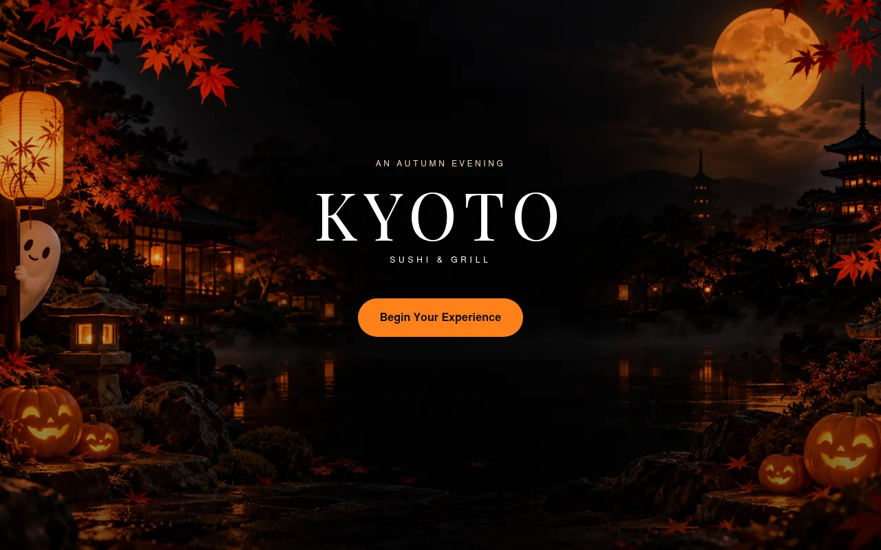 Screenshot of kyotomenu.com