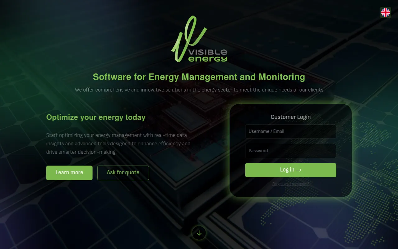 Screenshot of visible.energy