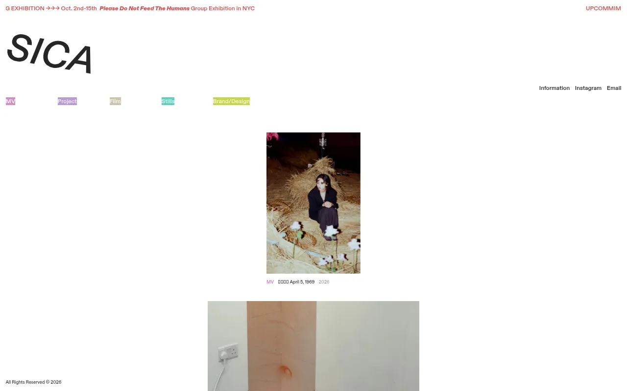 Screenshot of sica1998.cargo.site