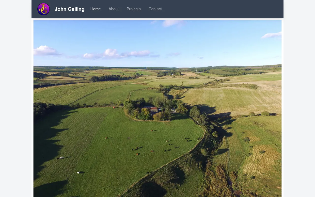 Screenshot of johngelling.co.uk