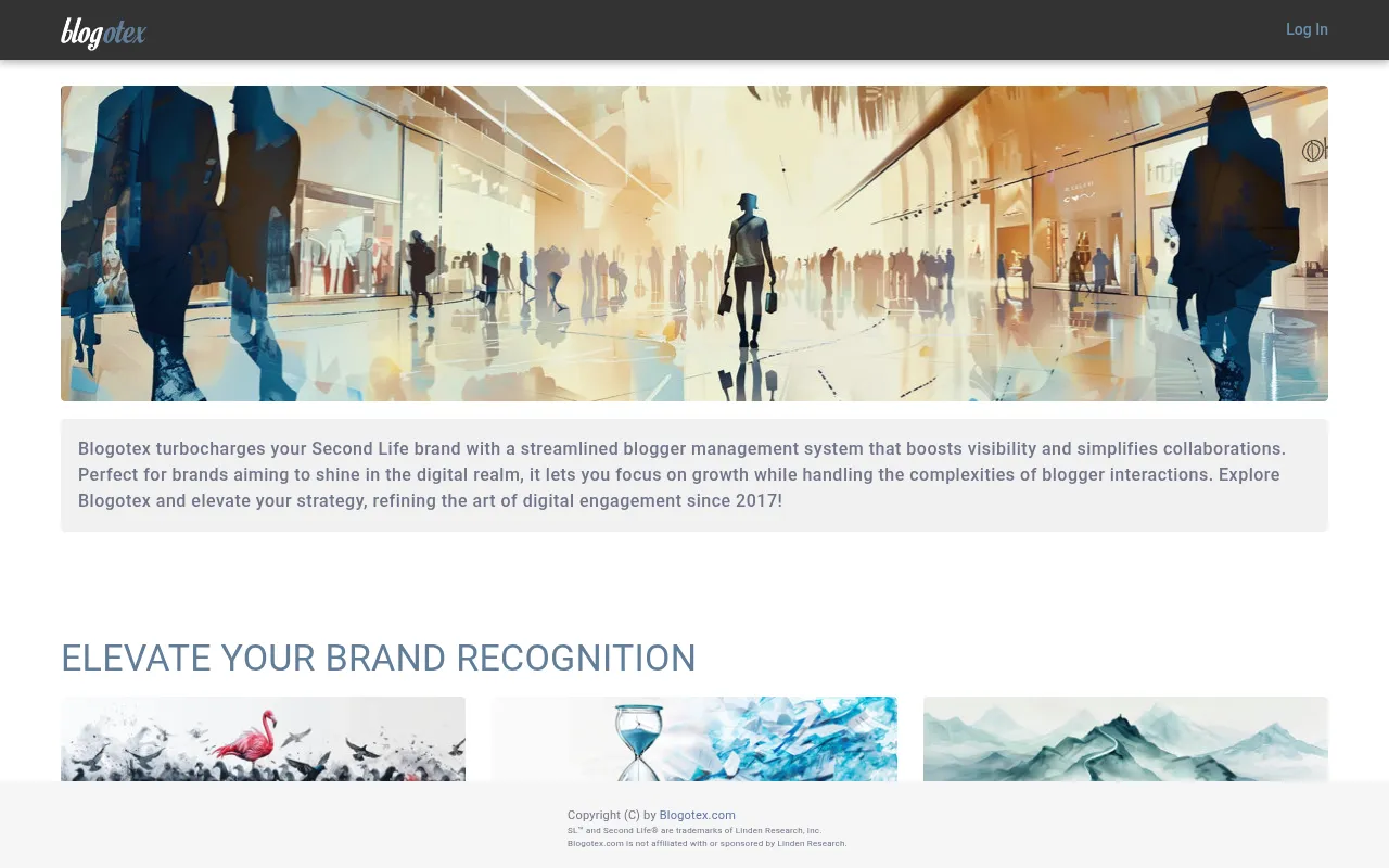 Screenshot of blogotex.com