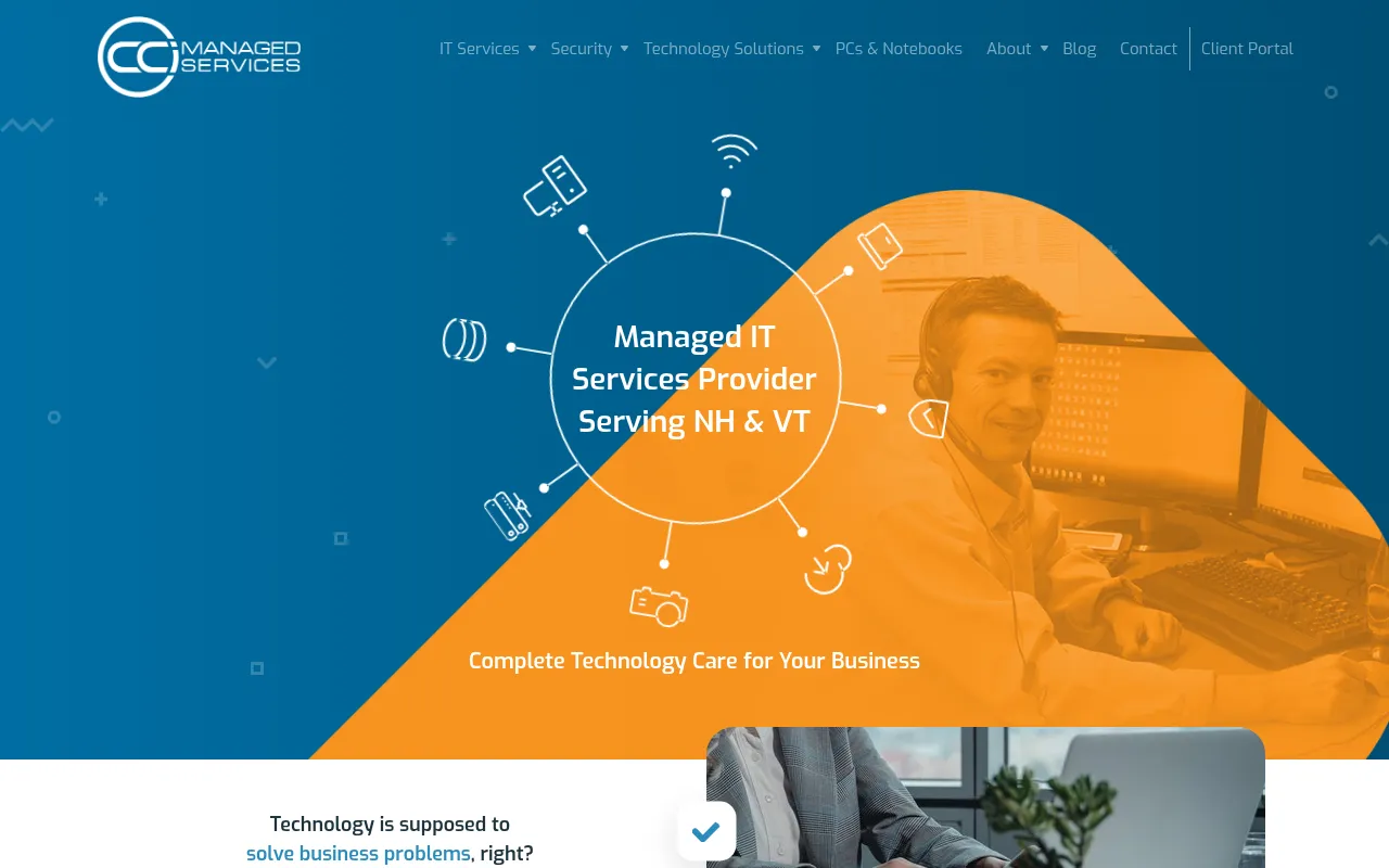 Screenshot of ccimanaged.com