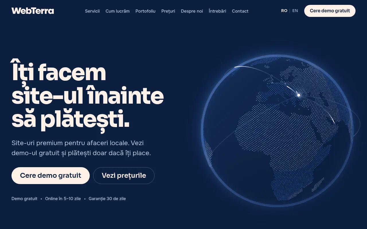 Screenshot of webterra.pages.dev