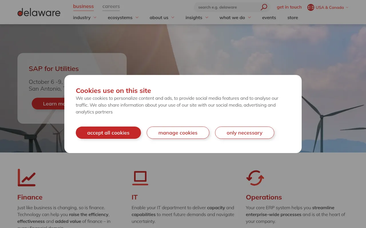 delawareconsulting.com screenshot