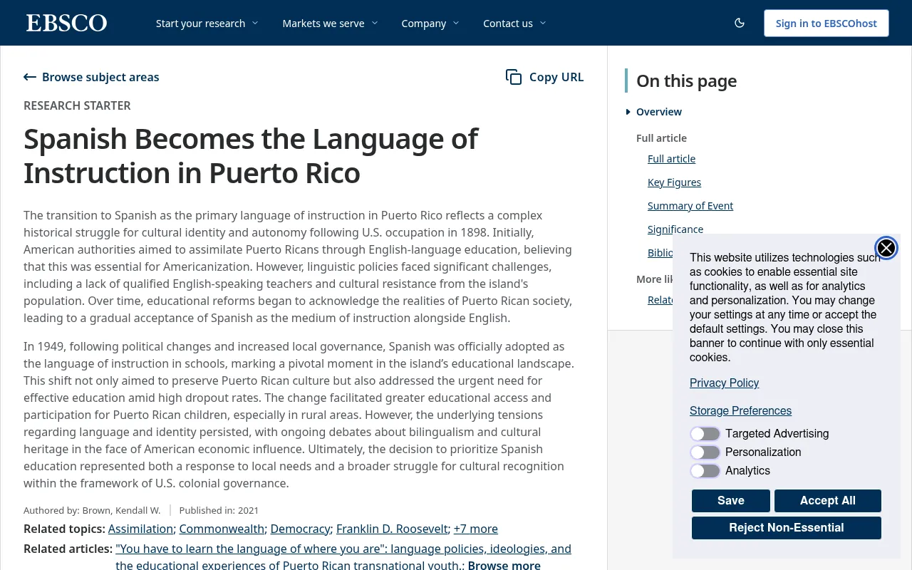 Screenshot of ebsco.com
