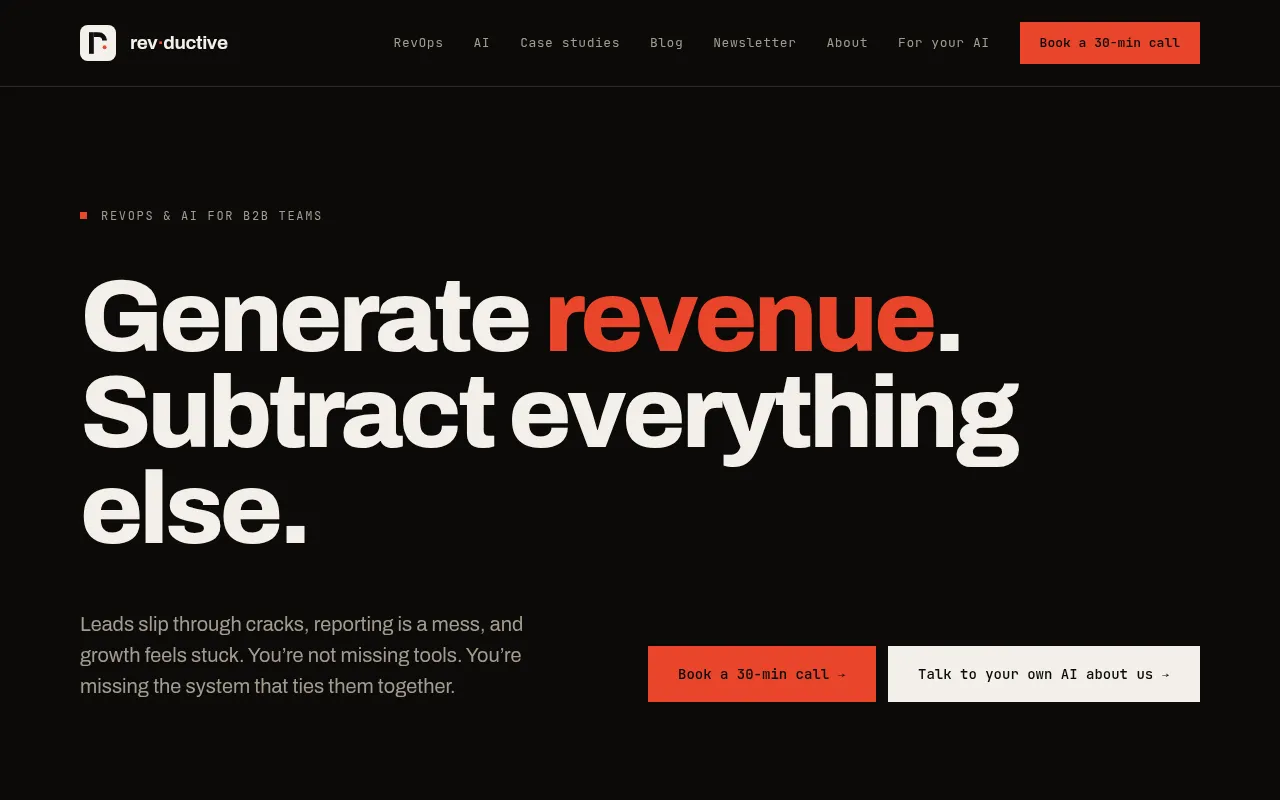 Screenshot of revductive.com