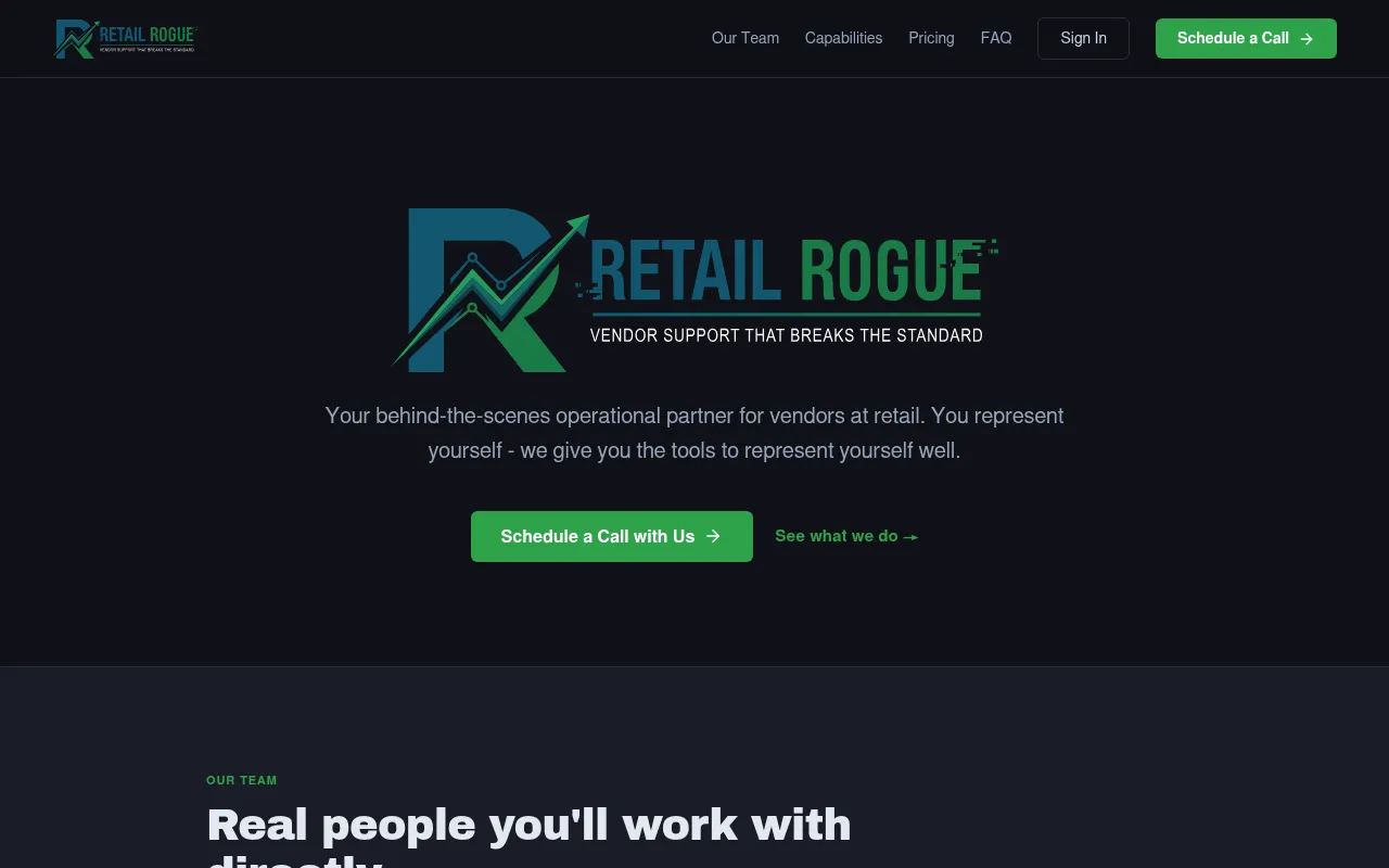 Screenshot of retailrogue.com