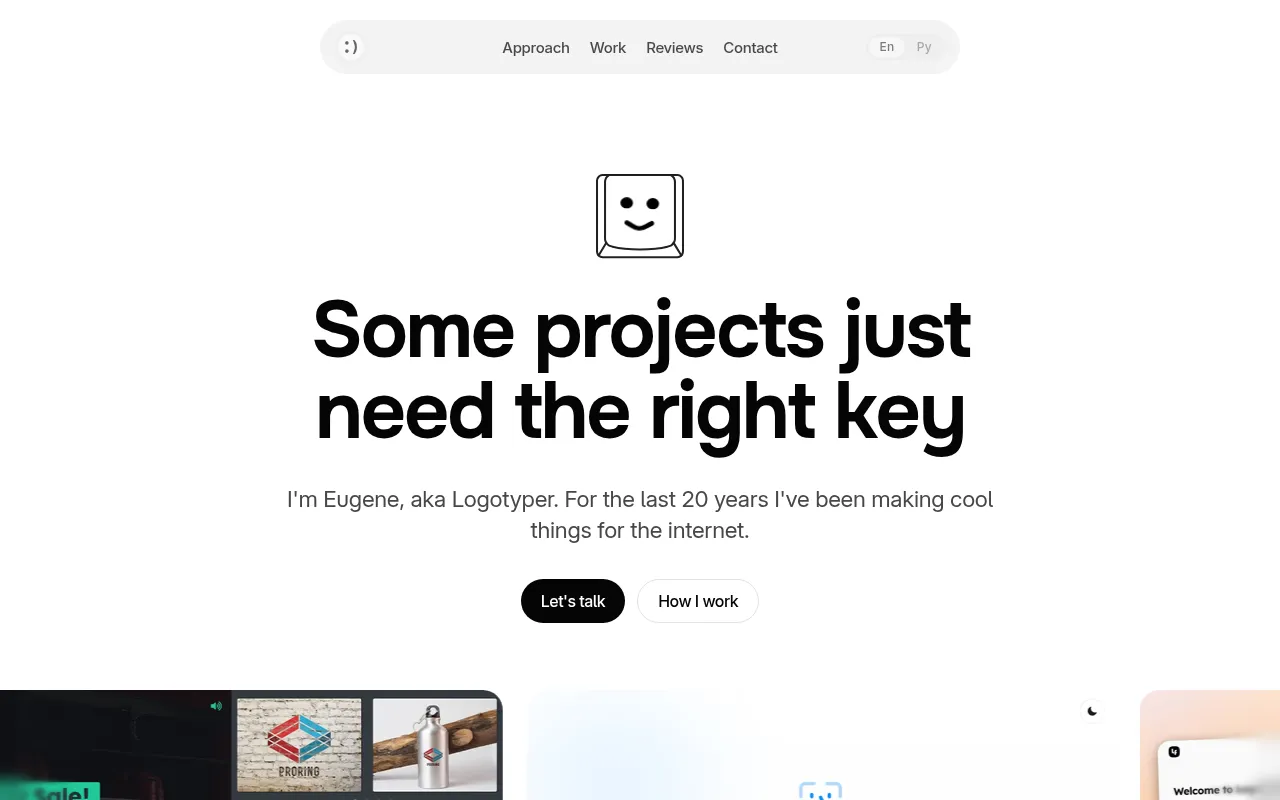 Screenshot of logotyper.com