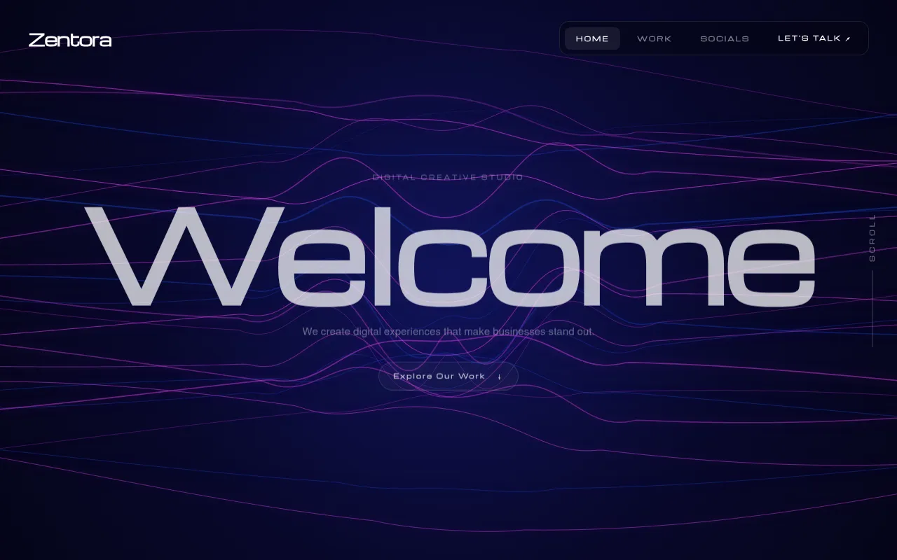 Screenshot of zentoratech.vercel.app