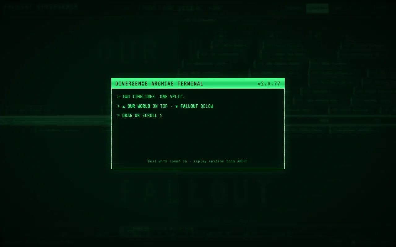 Screenshot of fallout-divergence.pages.dev