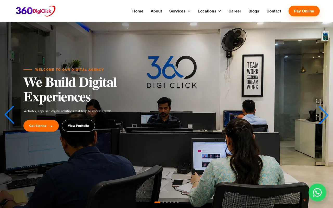 Screenshot of 360digiclick.in