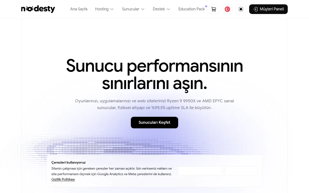 Screenshot of nodesty.com