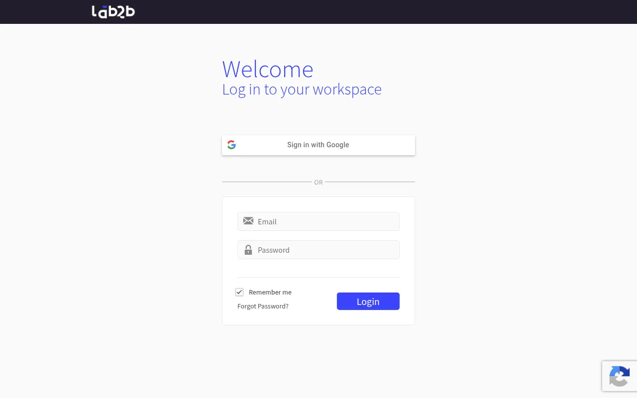 Screenshot of lab2b.responsivewebsitebuilder.io