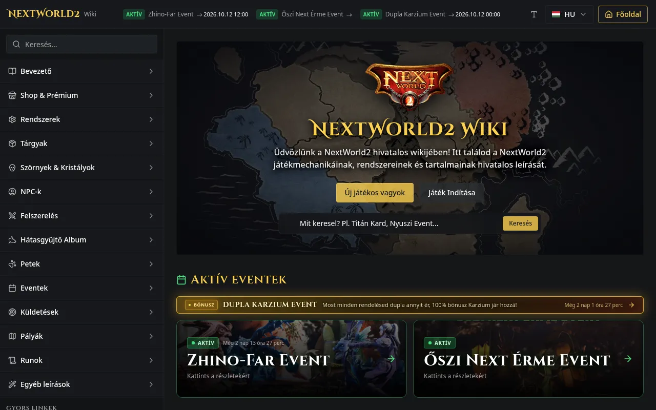 Screenshot of wiki.nextworld2.com