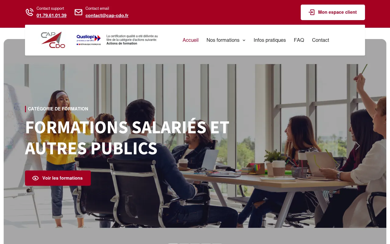 Screenshot of cap-cdo.fr