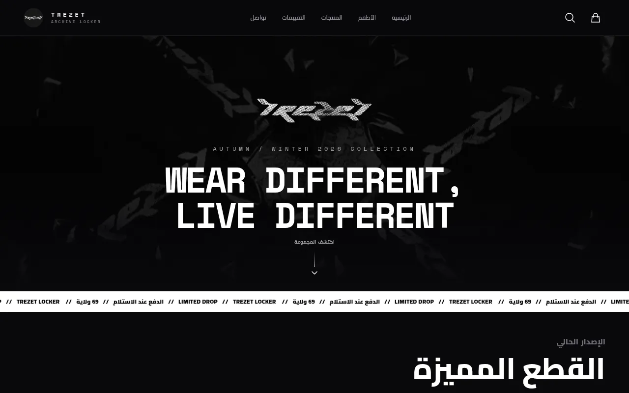 Screenshot of trezet.vercel.app